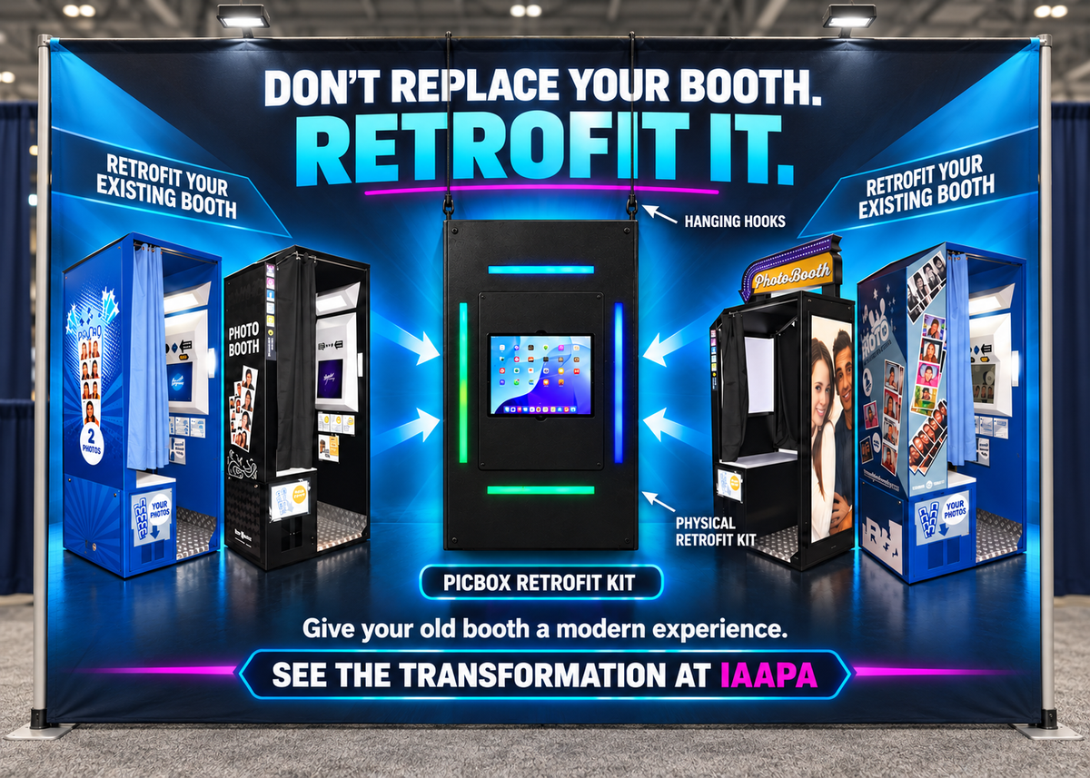 iPad Photo Booth Retrofit Kit for Digital Centre & Apple Industries
