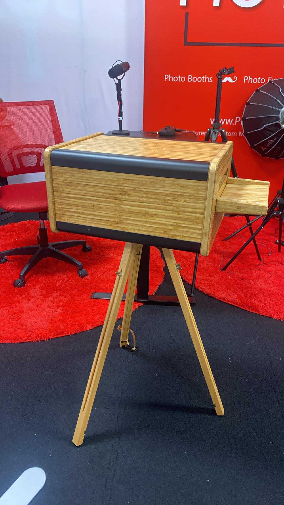 Vintage Printer Stand/bamboo - PicBox Company