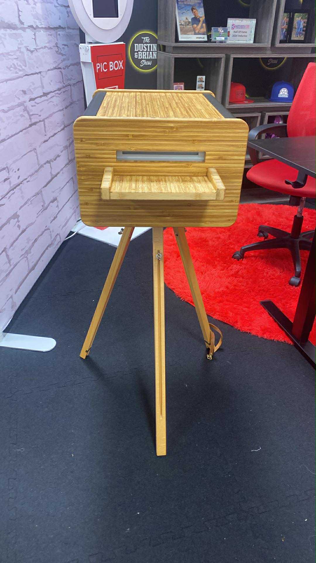 Vintage Printer Stand/bamboo - PicBox Company