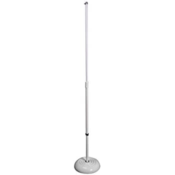 On Stage Round Base Microphone Stand for Yonguno YN360 II - (White) - PicBox Company